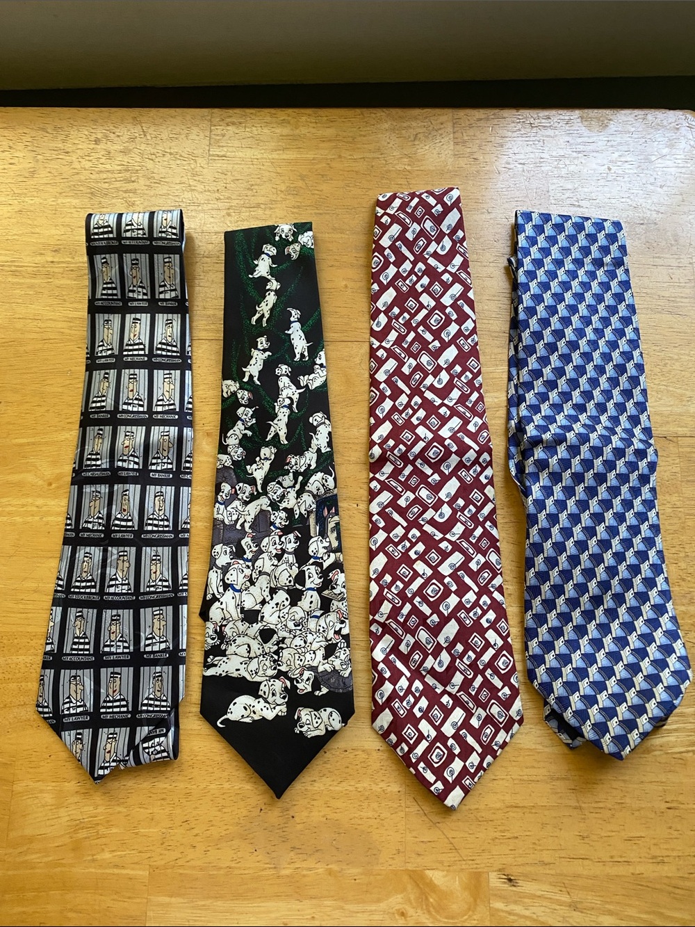! 4 ties different brands in good condition